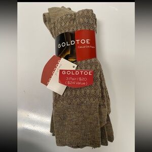 Silver toe men’s socks 3 pack, silver toe men’s 2 pack, and 1 pair dress socks.